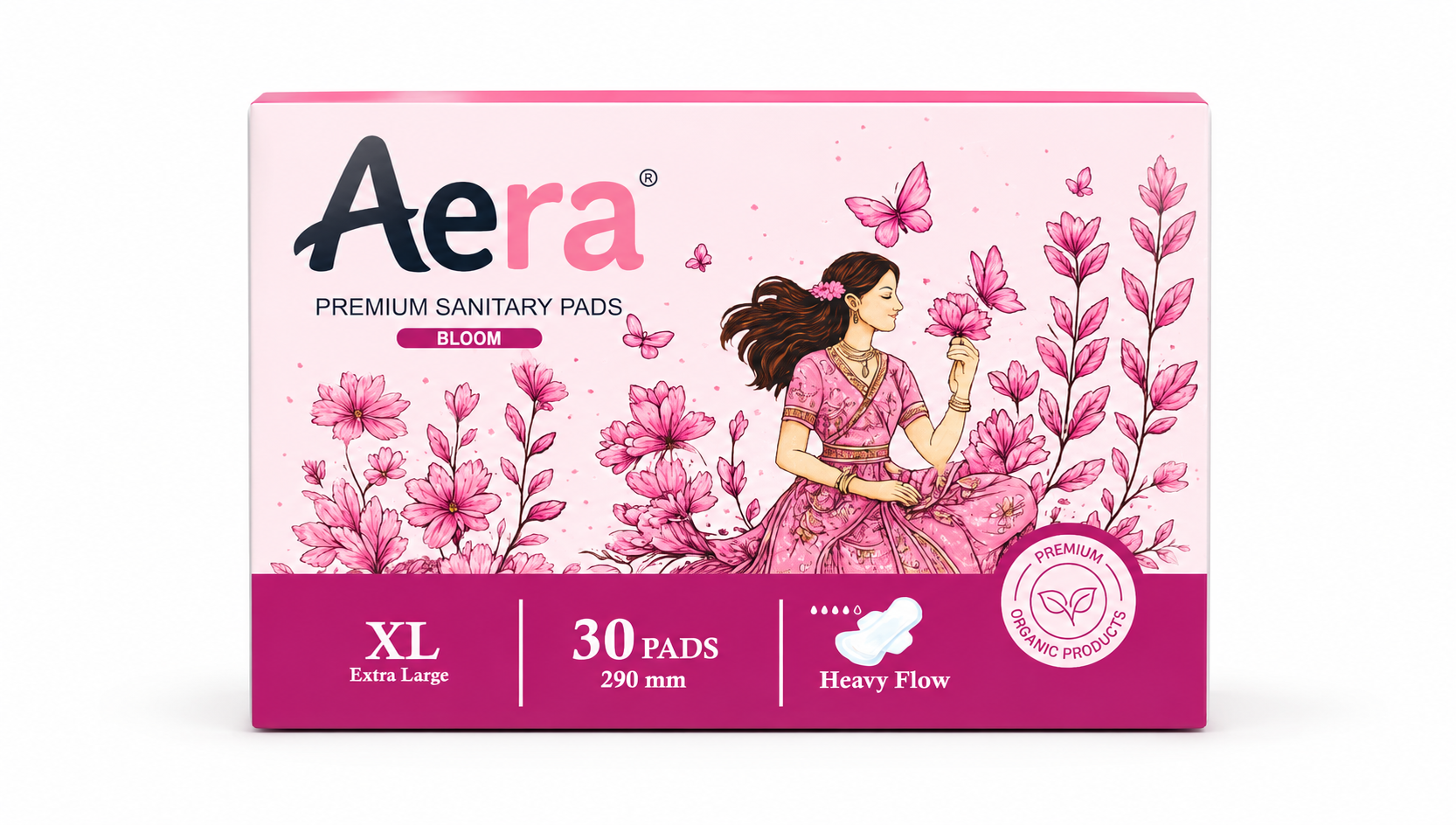 Aera Sanitary Pad HAT Ultra Thin XL 280mm(30pcs)